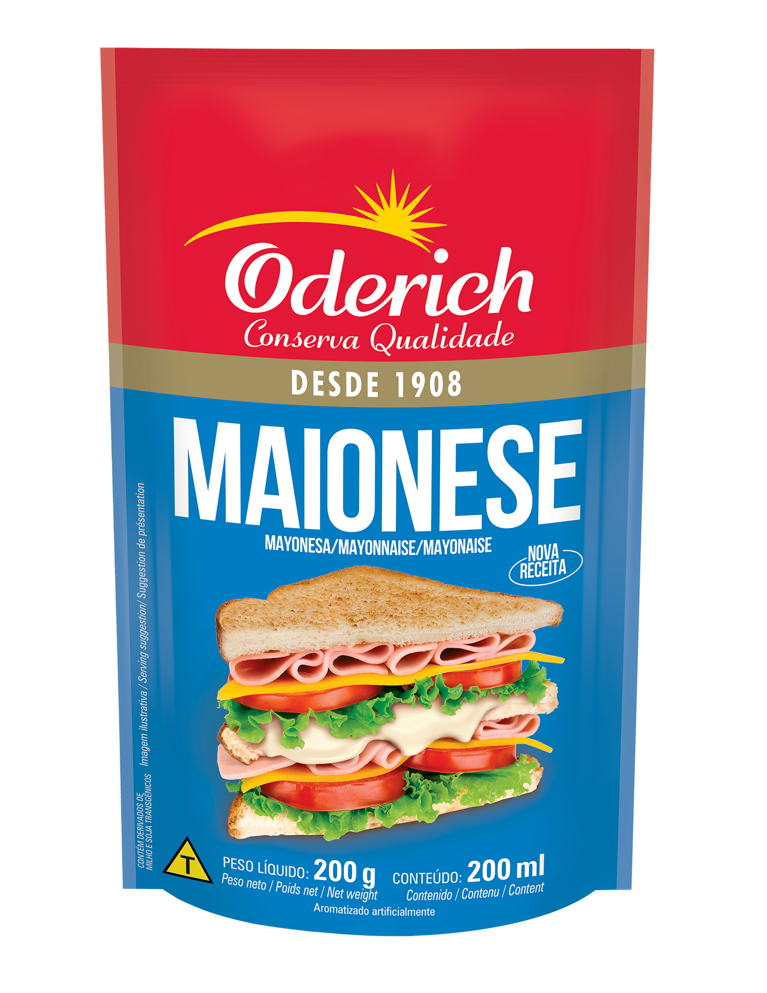 MAYONESA ODERICH POUCH 200G