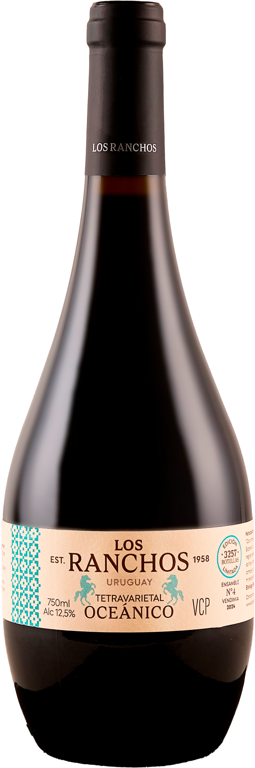 VINO TINTO OCEANICO LOS RANCHOS 750ML