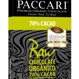 CHOCOLATE CACAO 70% ORGANICO PACCARI
