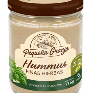 HUMMUS FINAS HIERBAS PEQUEÑA GRANJA 175G